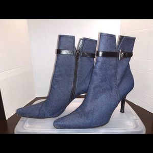 Stuart Weitzman denim boots